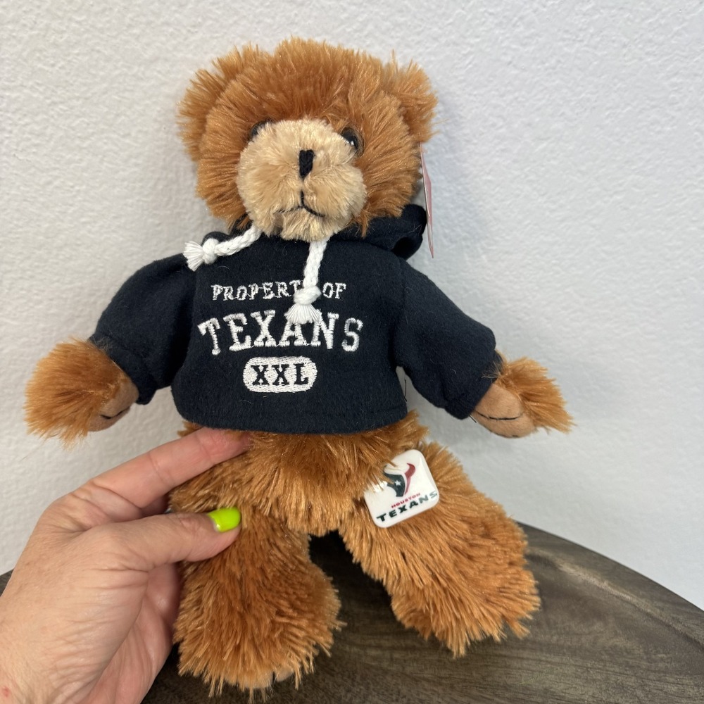 Houston Texans Plush Bear Stuffed‎ Animal Toy 10" NFL Football Good Stuff New
